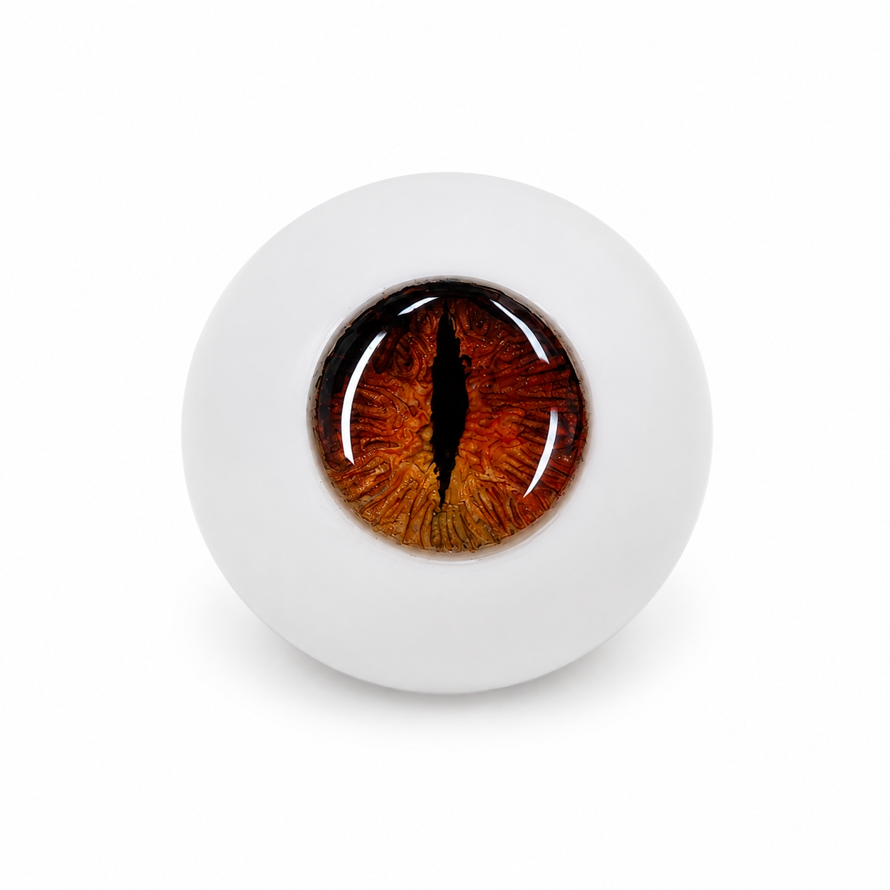 Handmade Copper Vertical-Pupil Decorative Eye