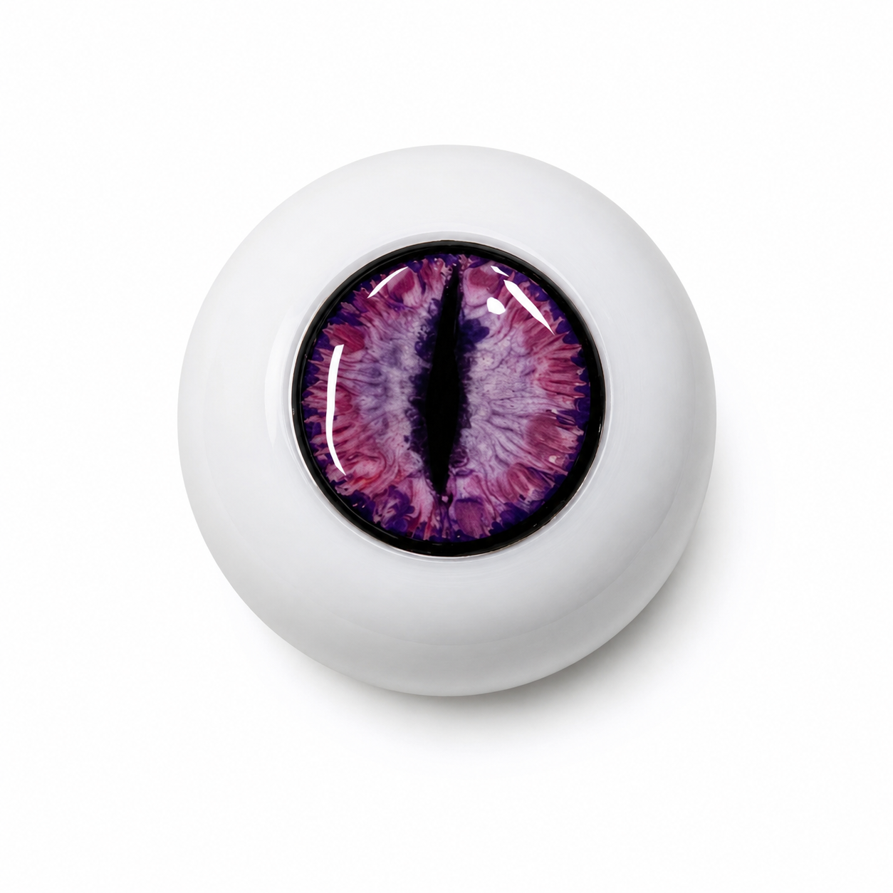 Handmade Pink-Purple Cat Eye
