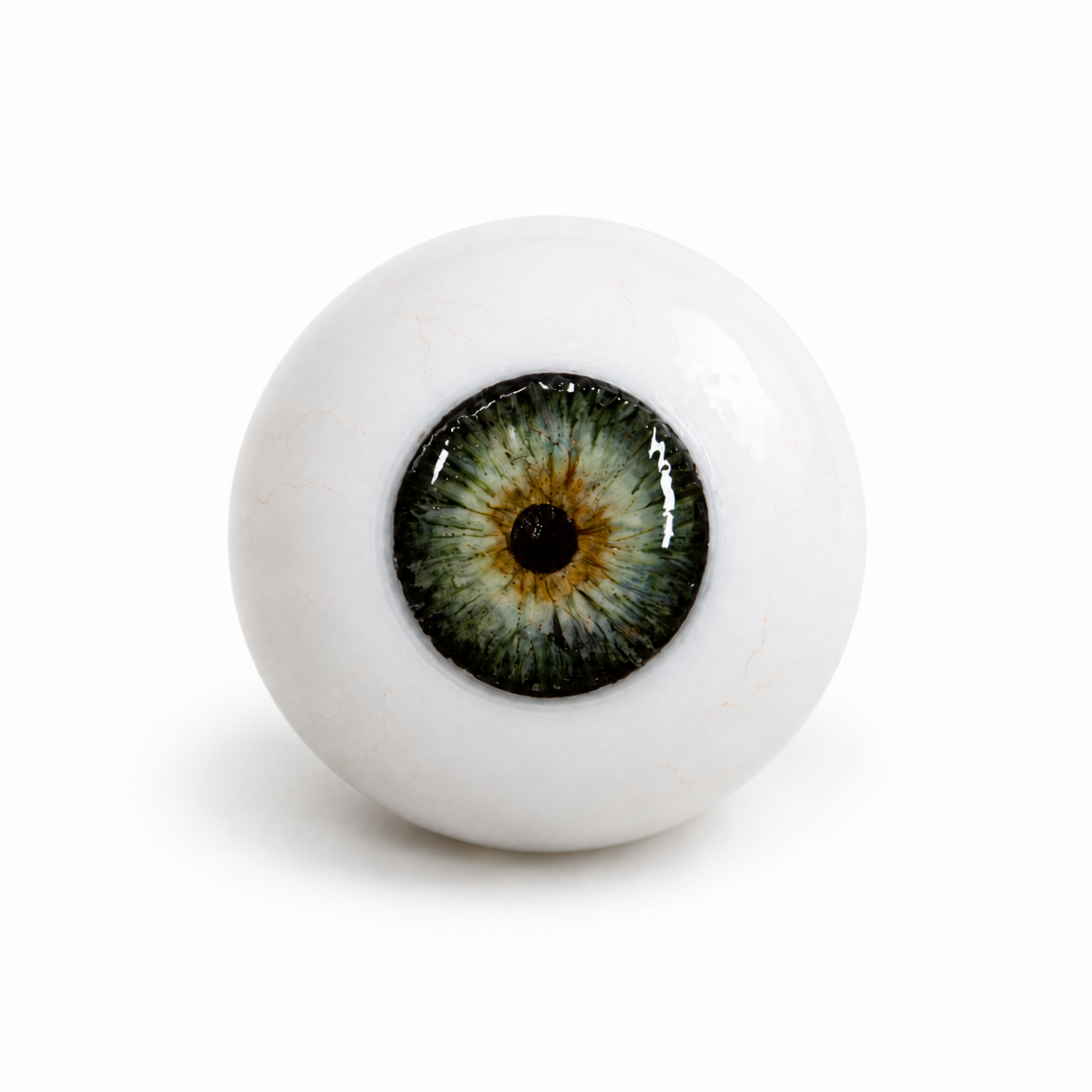 Handmade Yellow-Green Decorative Eye
